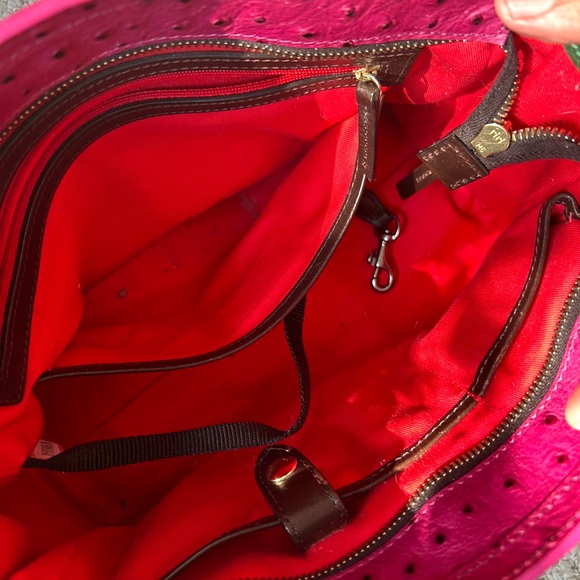 RARE magenta pink, purple, authentic Dooney, and Bourke bag - Picture 10 of 17